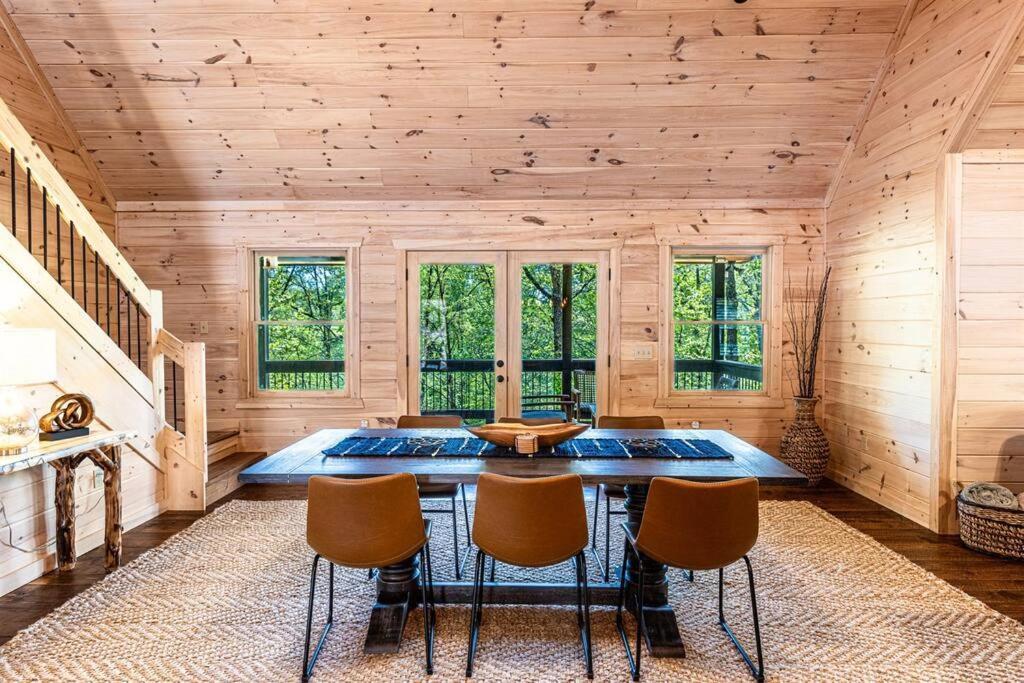Luxe Family Cabin 8 Min To Downtown Blue Ridge Extérieur photo