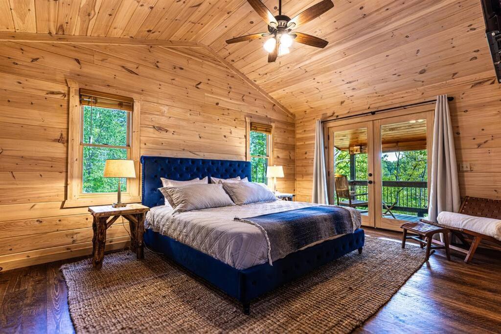 Luxe Family Cabin 8 Min To Downtown Blue Ridge Extérieur photo