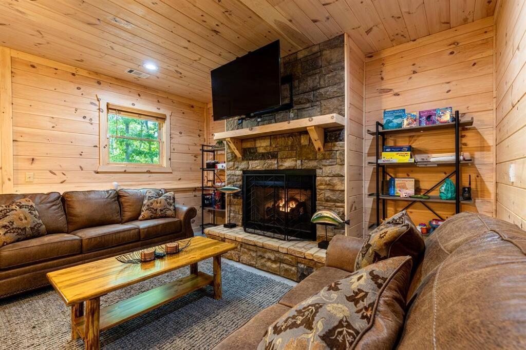 Luxe Family Cabin 8 Min To Downtown Blue Ridge Extérieur photo