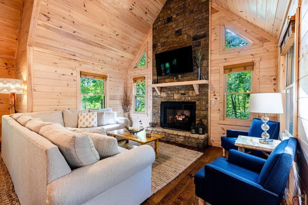 Luxe Family Cabin 8 Min To Downtown Blue Ridge Extérieur photo