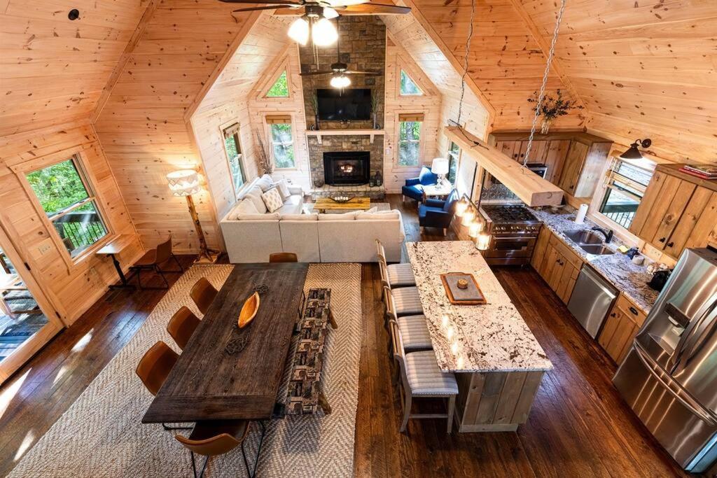 Luxe Family Cabin 8 Min To Downtown Blue Ridge Extérieur photo
