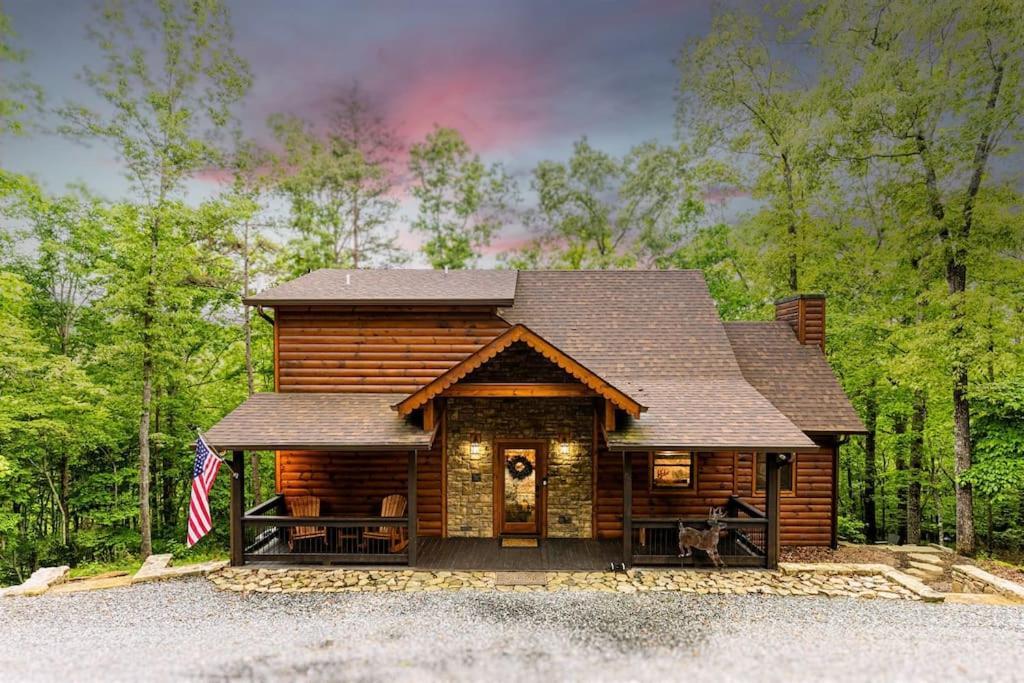 Luxe Family Cabin 8 Min To Downtown Blue Ridge Extérieur photo