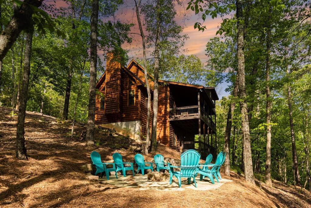 Luxe Family Cabin 8 Min To Downtown Blue Ridge Extérieur photo